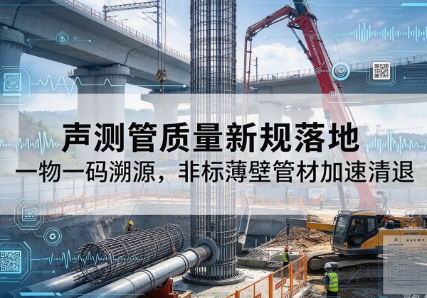兰考声测管质量新规落地，一物一码溯源，非标薄壁管材加速清退